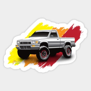 Toyota 1989 4x4 Standard Cab Pickup Truck Sticker